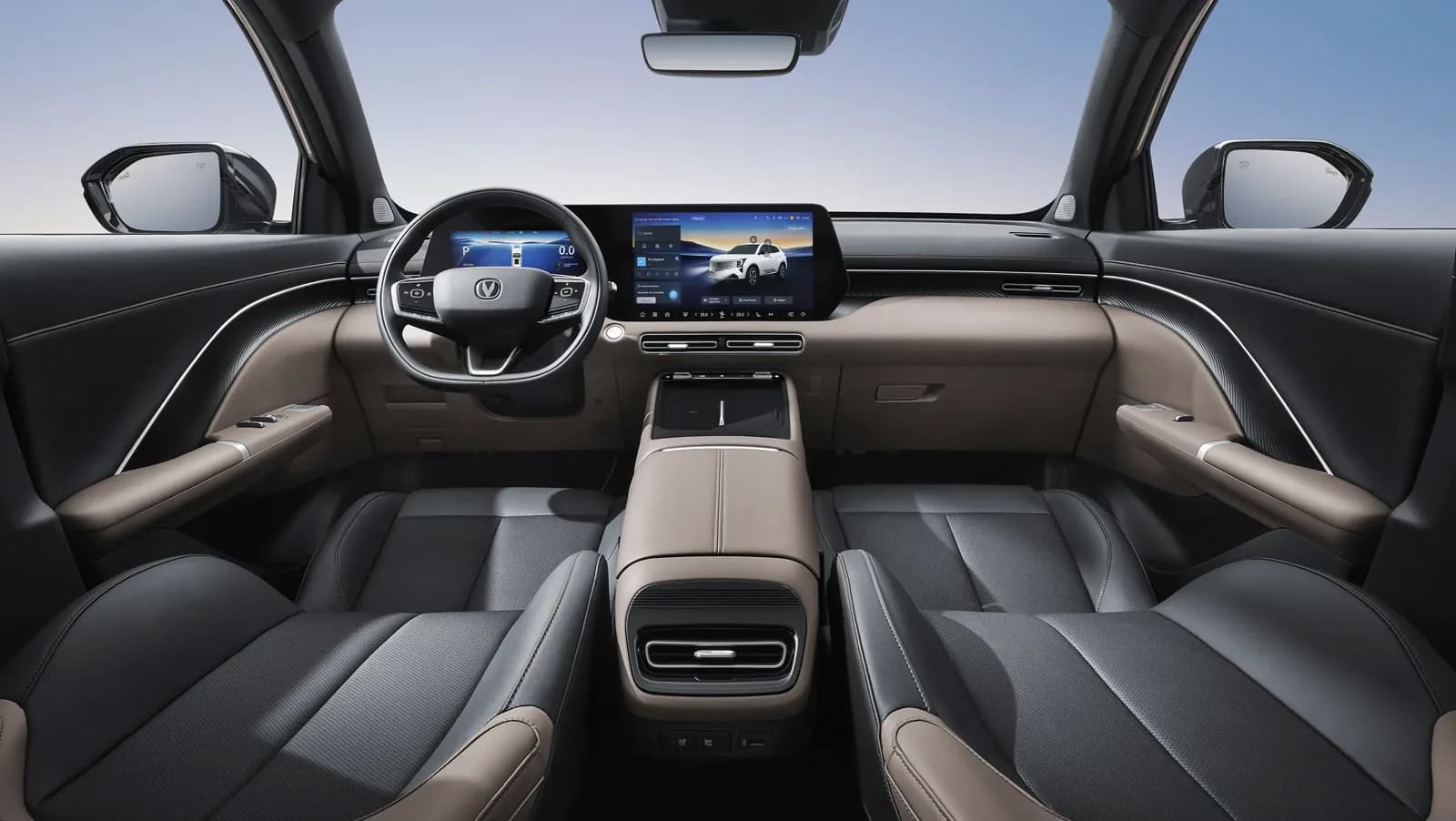 Салон и мультимедиа Changan UNI-S четвёртого поколения