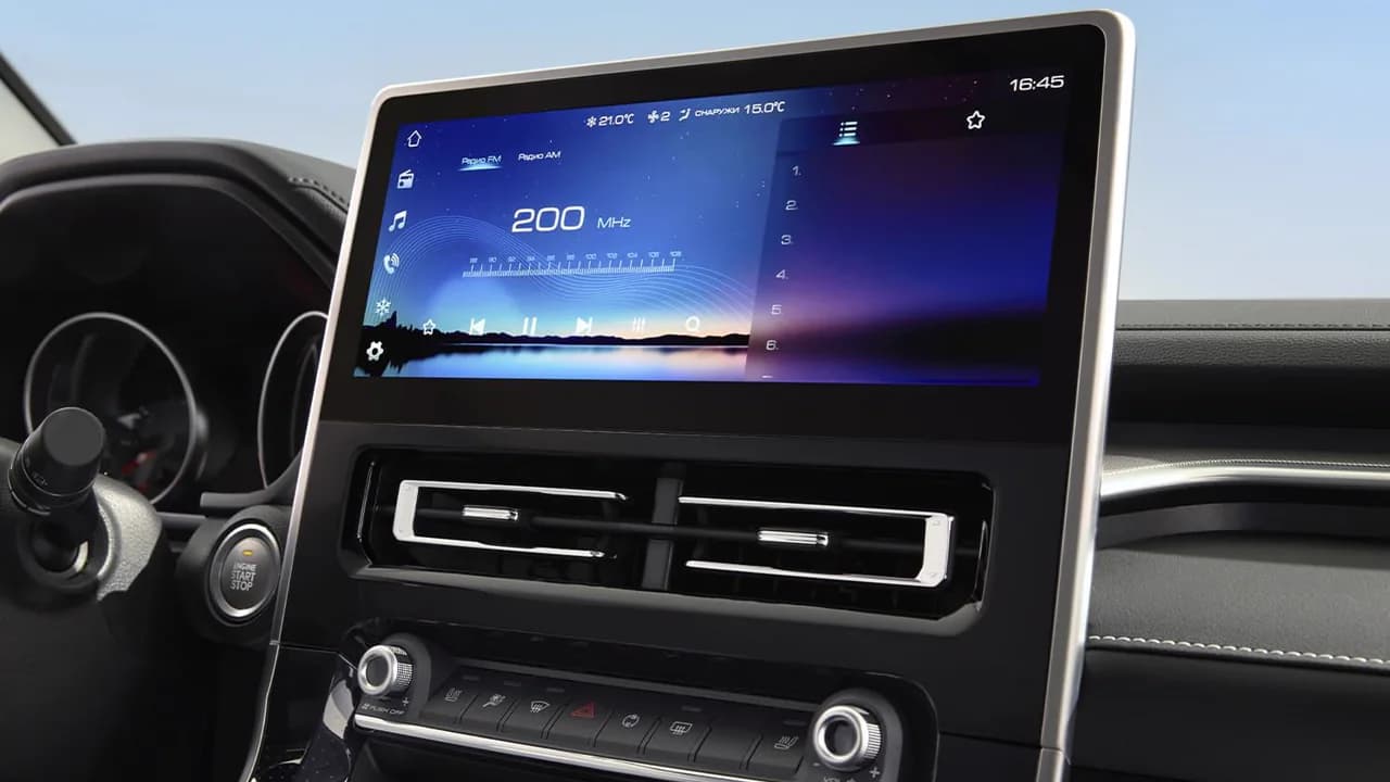 Экран мультимедиа 12,3 дюйма в обновлённом HAVAL M6 2026 года